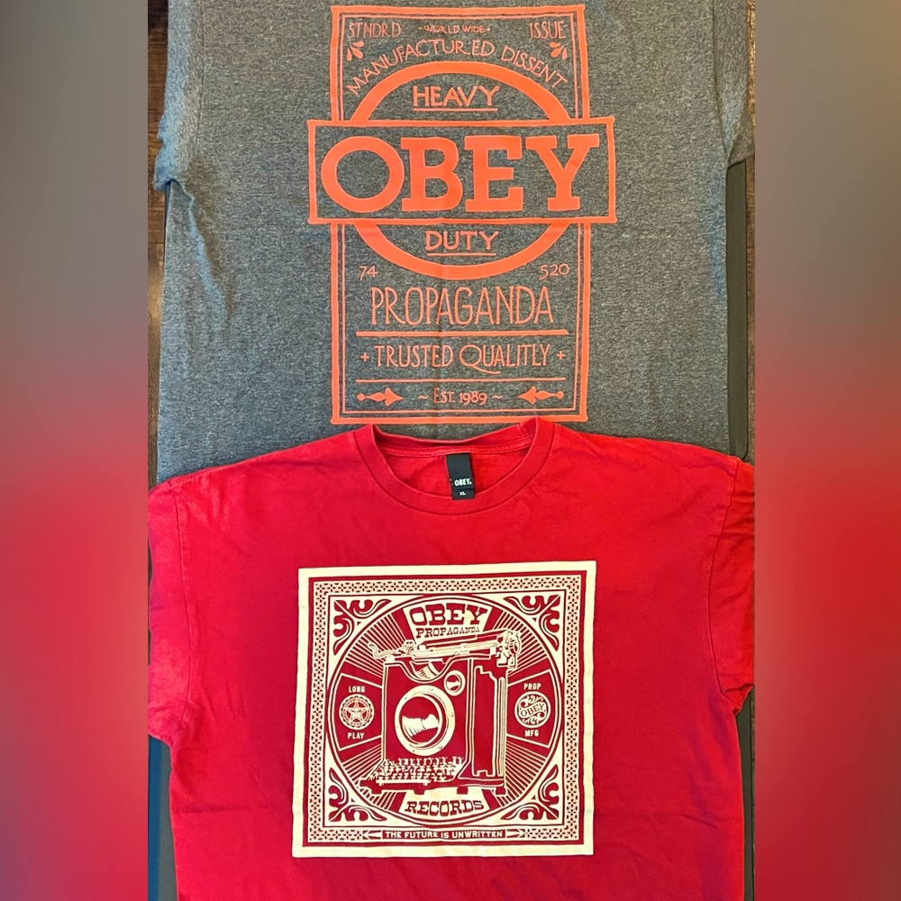 Obey t-shirts XL